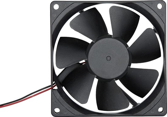 Koelkast Ventilator Set - Koel Accessoire - Verbeter Koeling - Energiezuinig Ontwerp - 12 Volt - Zwart — afbeelding 2