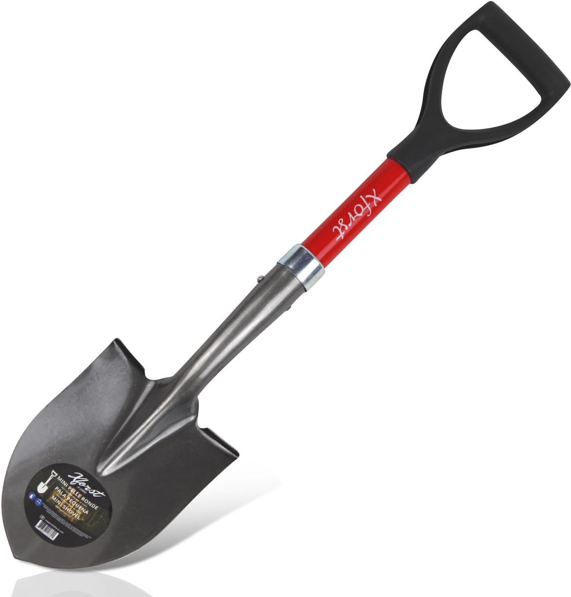 SnelShoppen - X-S800 Schep Tuinschep Met Ergonomisch Handvat, Roestvrij Staal, 30cm, Ideaal Voor Tuinieren, Planten, En Bloembakken