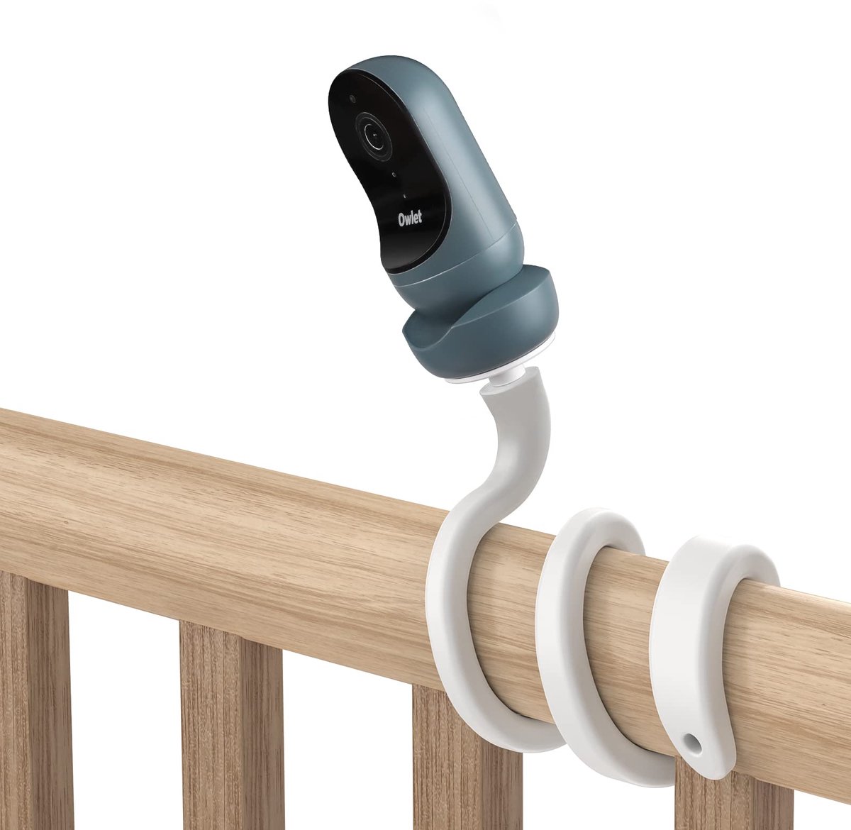 SnelShoppen - Flexibele houder voor babycamera, verstelbare muurbeugel voor Owlet Cam 2, Smart Babymonitor, stevig en gebruiksvriendelijk, ideaal voor