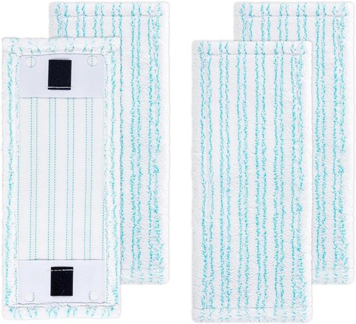 Set van 4 Vervangende Wisdoeken voor Vloerwisser, Microvezel voor Efficiënte Waterabsorptie, Sterke Desinfectie en Onderhoud van Vloeren