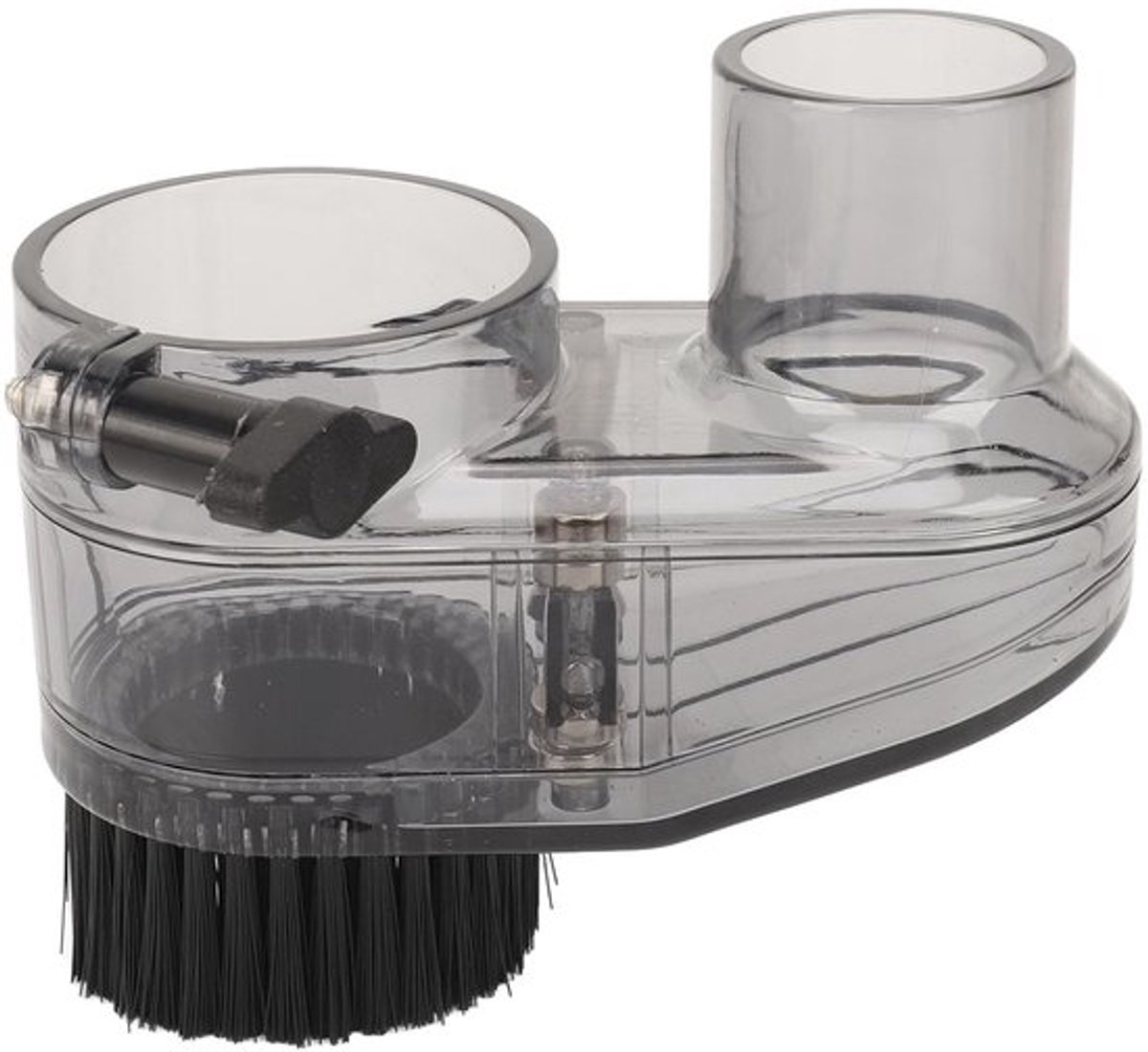 CNC Stofafzuiger met Nylon Borstel, Transparante Hoogte Verstelbare Stofkap voor 52mm Spindelmotoren, Ideaal voor Houtbewerking en Precisiewerk