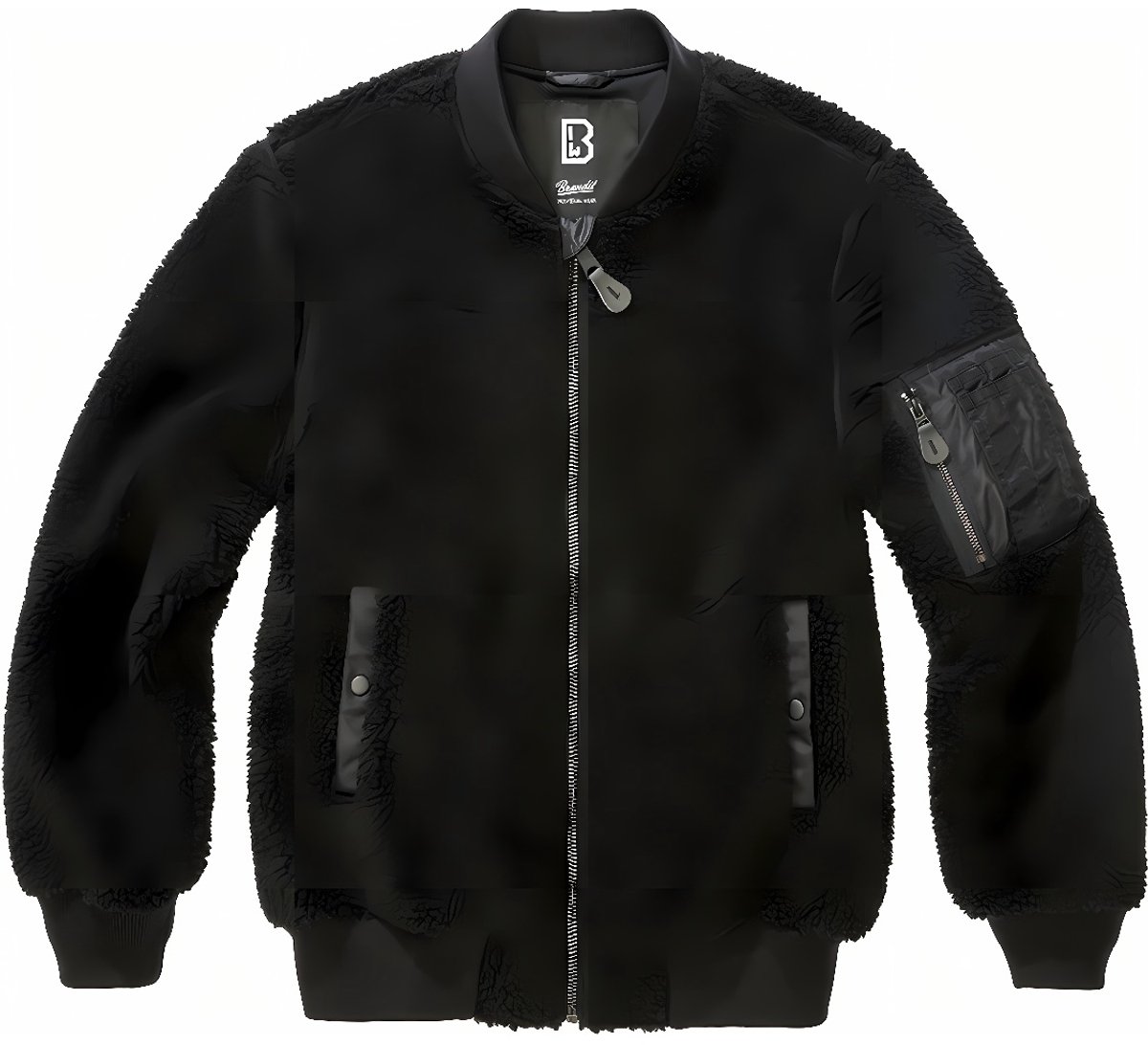 Brandit MA1 Teddy Fleece Fleece Polyester Basics Zwart