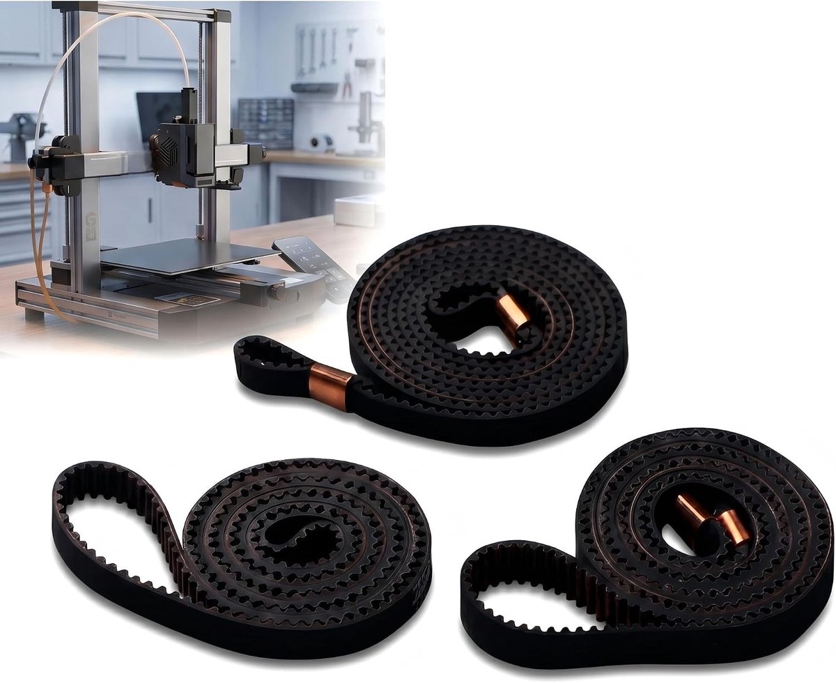 Duurzame rubberen aandrijfriemen voor machines, voertuigen en industriële toepassingen