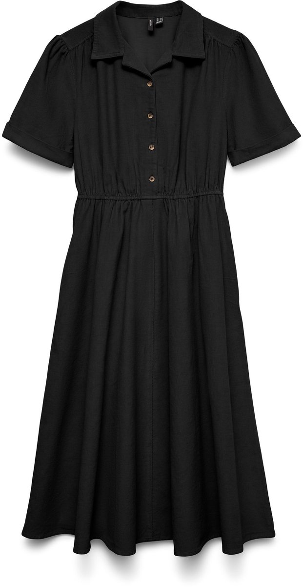 VERO MODA - VMRAY SS CALF CORDUROY DRESS WVN EXP - Dames - Mini jurken