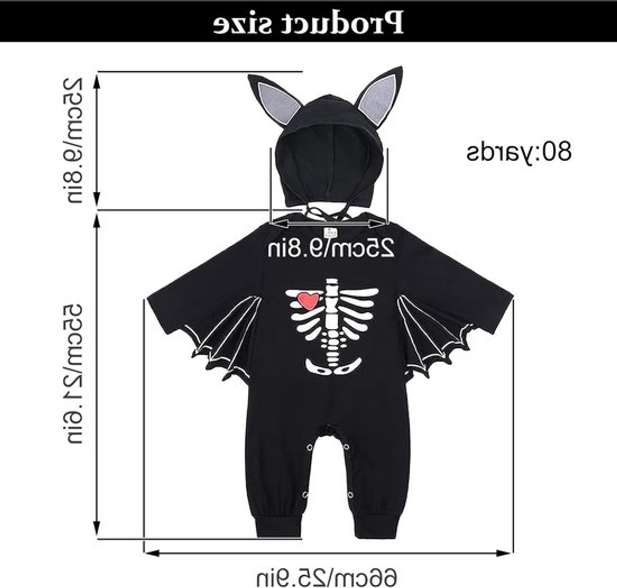 Bat Kostuum Romper met Hoed voor Kinderen - Dungarees Outfit Set voor Cosplay en Feestjes, Perfect voor Jongens en Meisjes