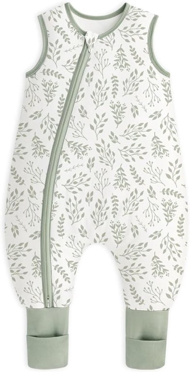 Babyslaapzak met voeten 1,5 TOG voor de winter, katoen, 80 cm, geschikt voor 18-36 maanden, ideaal voor babylengte 90-100 cm