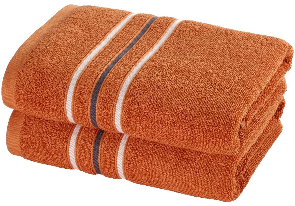 Moodit Handdoek Empress - Bronze - set (2 st.) - 50 x 100 cm - Katoen