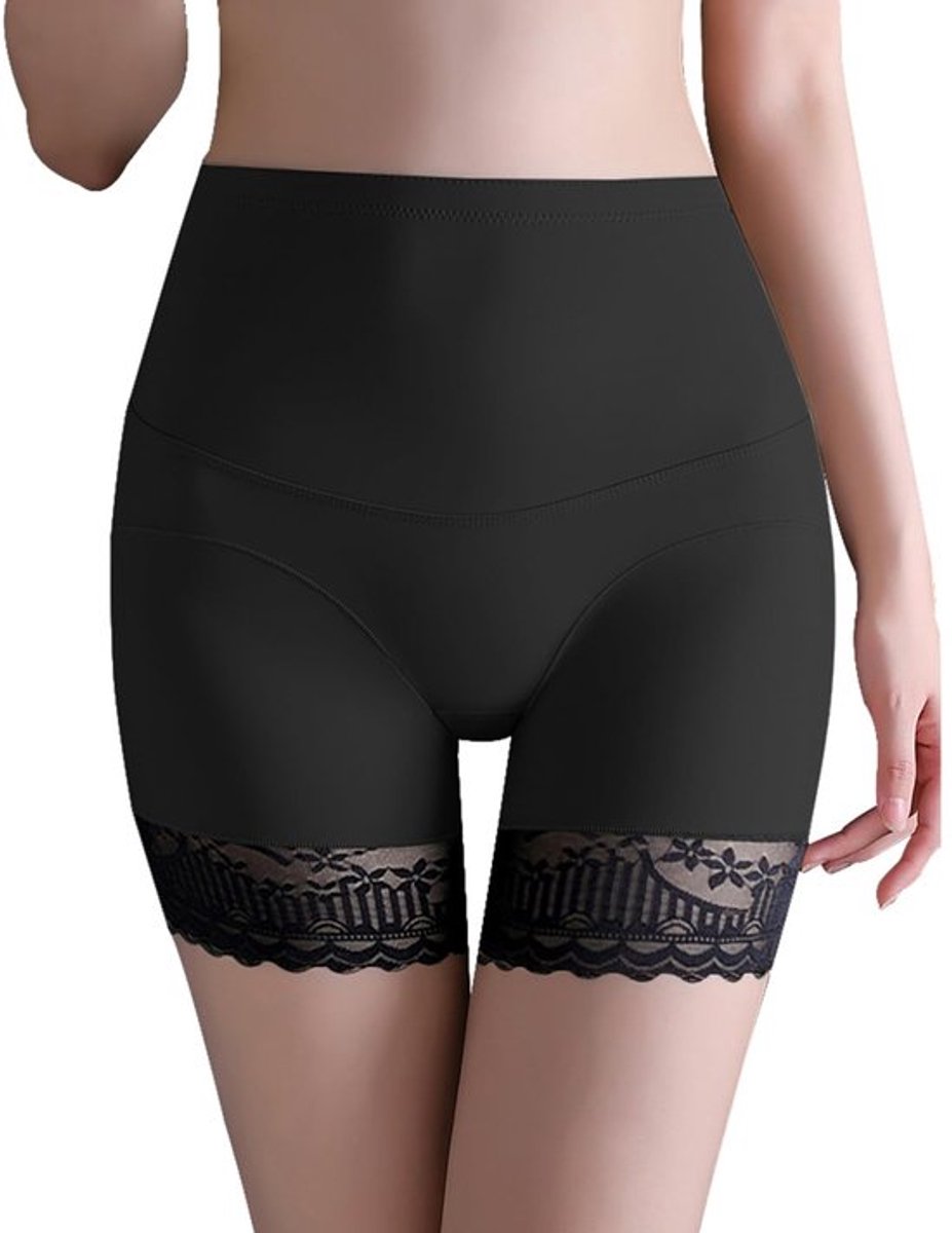 Figuurcorrigerende Slip - Hoge Taille - Onzichtbaar - Kant - Buikcontrole - Rekbare Stof - Elegant Silhouet - Shapewear