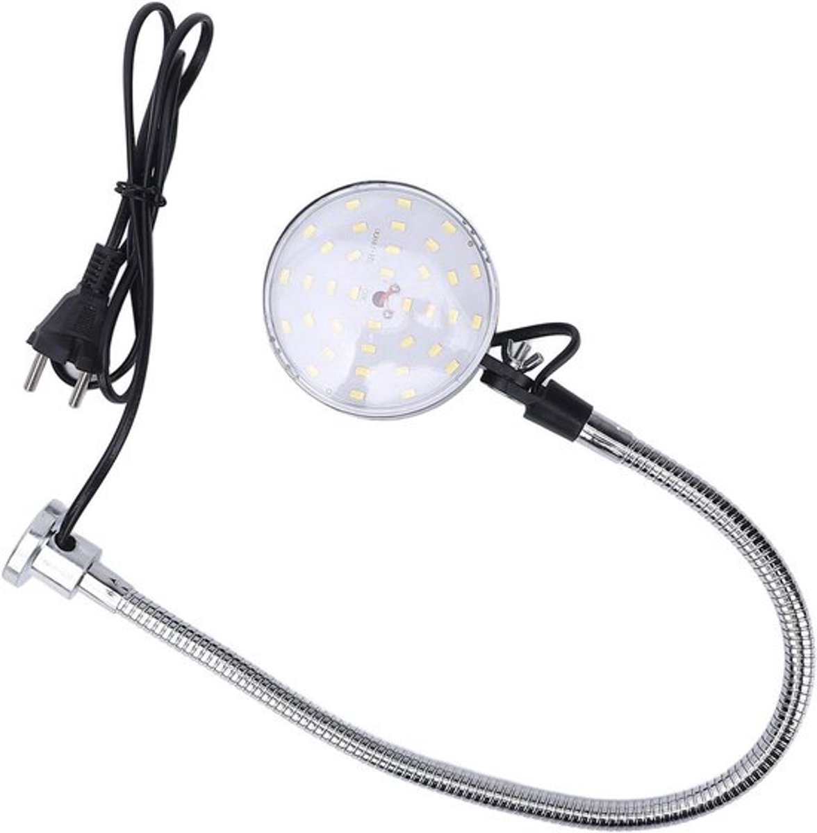 LED-machinelicht met Flexibele Zwanenhals, Magnetische Basis en 360 ° Rotatie - Wit Licht - 1500lm - Draaibank - Werkbank - Industriële Verlichting