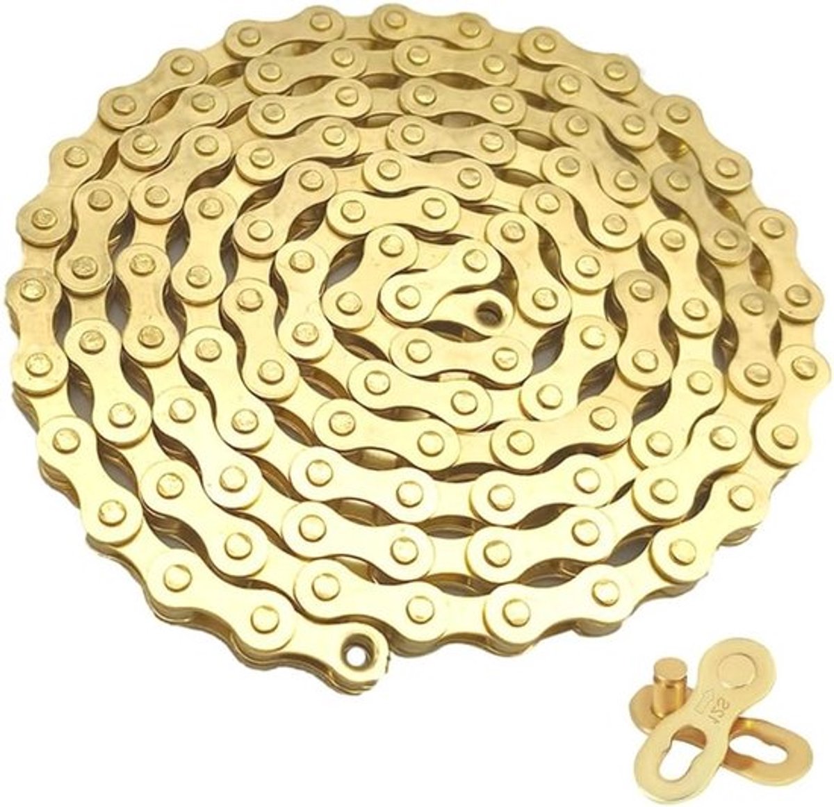 Hoogwaardige 12 Speed Fietsketting 1/2 x 11/128 Inch, 116 Schakels, Geschikt voor Racefietsen en Mountainbikes