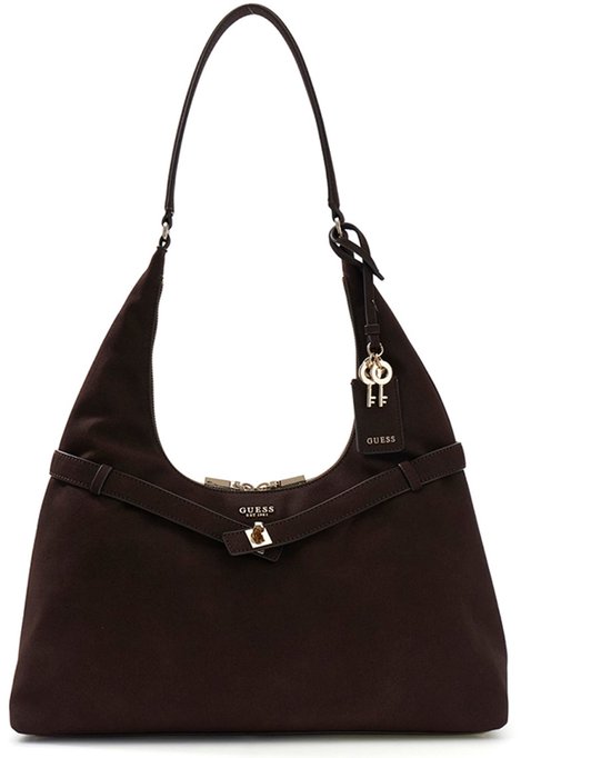 GUESS schoudertas Ella Hobo Espresso