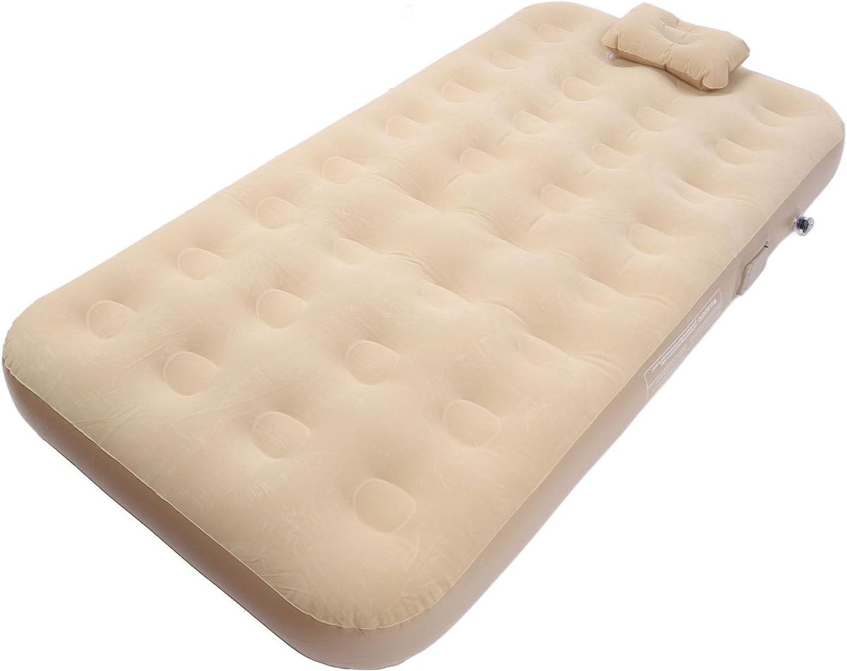 Luchtmatras met Pomp - Opblaasbaar bed Slaapmat - Kamperen en Reizen - Ingebouwde snelle pomp - 190 x 100 cm