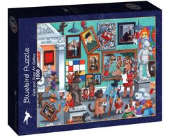Cats and Dogs Art Gallery Puzzel 1000 Stukjes