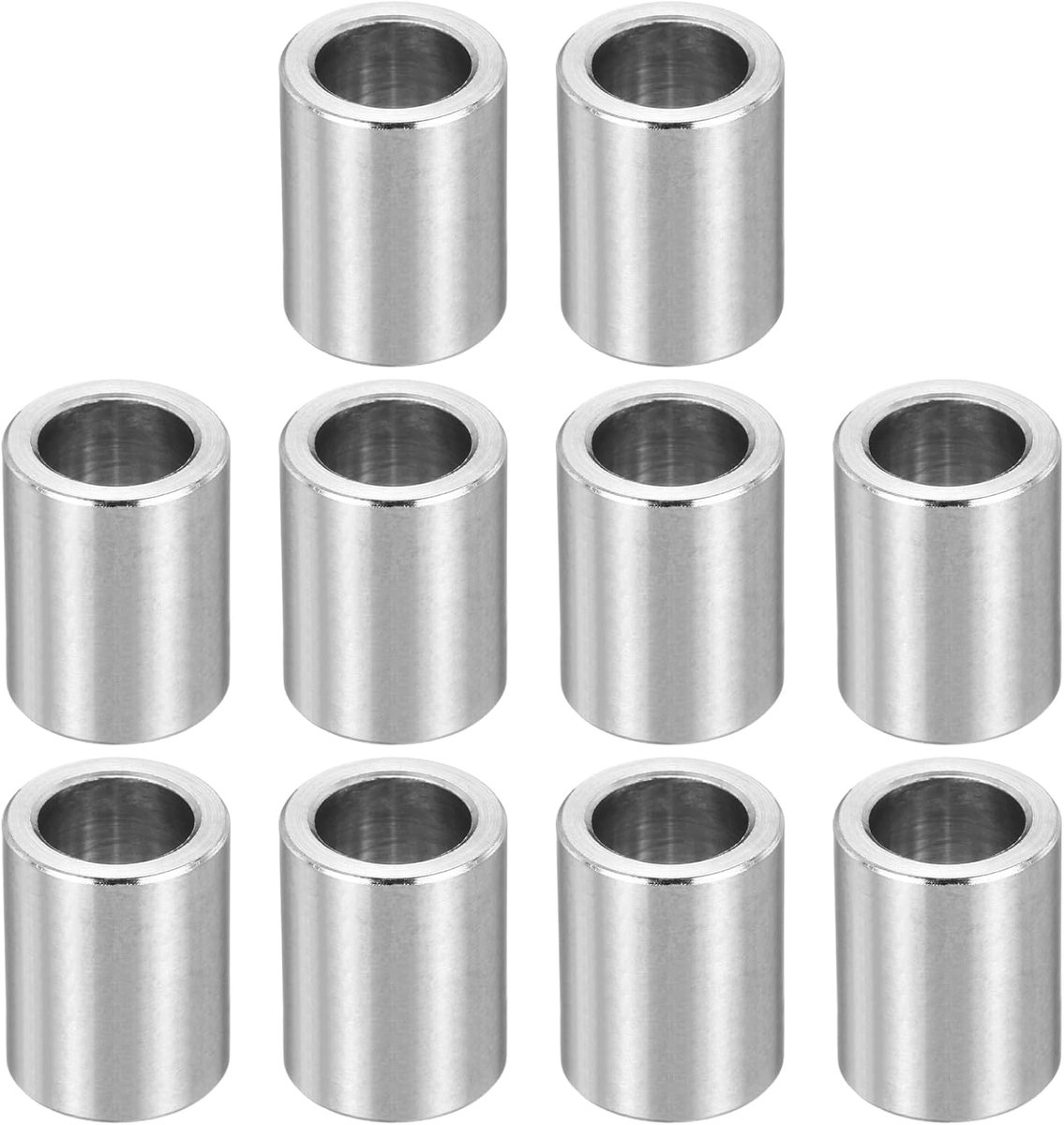 M8 roestvrijstalen afstandhouders, 12 stuks metalen afstandhouder 8 mm ID x 12 mm OD x 15 mm L schroef afstandhouder voor 5/16 inch of M8 schroef