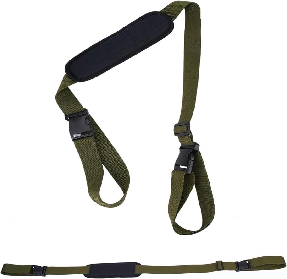Opvouwbare E-Scooter Draagriem - Antislip Militair Groen Voor Strandstoelen