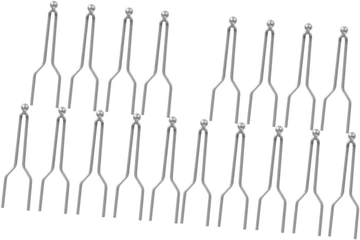Pyrografie Draadpunten - Houtbranden Tips - Houtbewerking - Hoge Temperatuur Weerstand - 3.5x1cm - Zilver