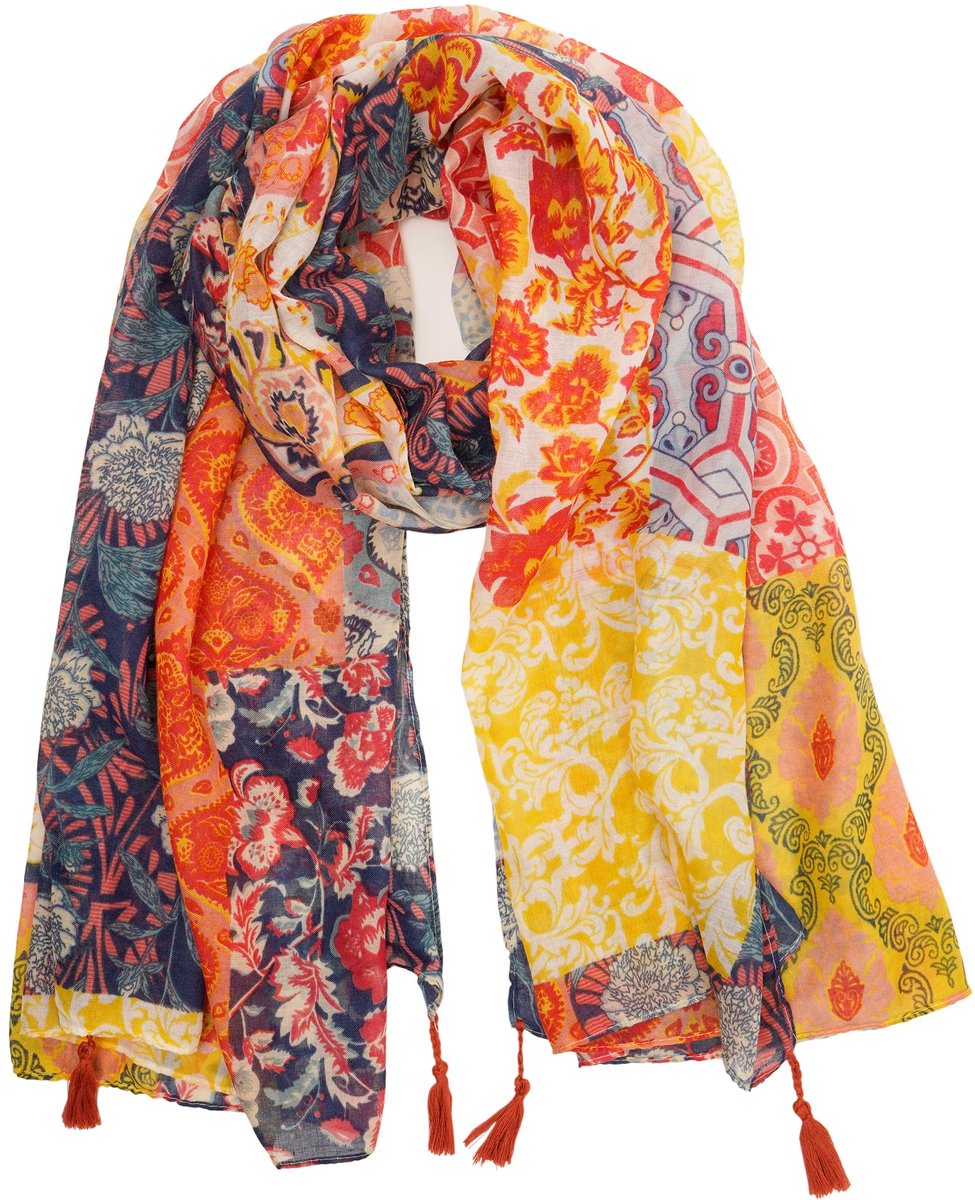 smile grote boho sjaal voor vrouwen lichtgewicht bloemen gedrukt sjaals herfst winter mode omzoomde sjaal wraps