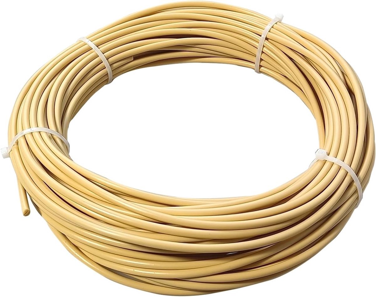 Plastic Rattan Spline Materiaal voor Meubelherstel, Tuinmeubels en Creatieve Projecten - 1 Rol