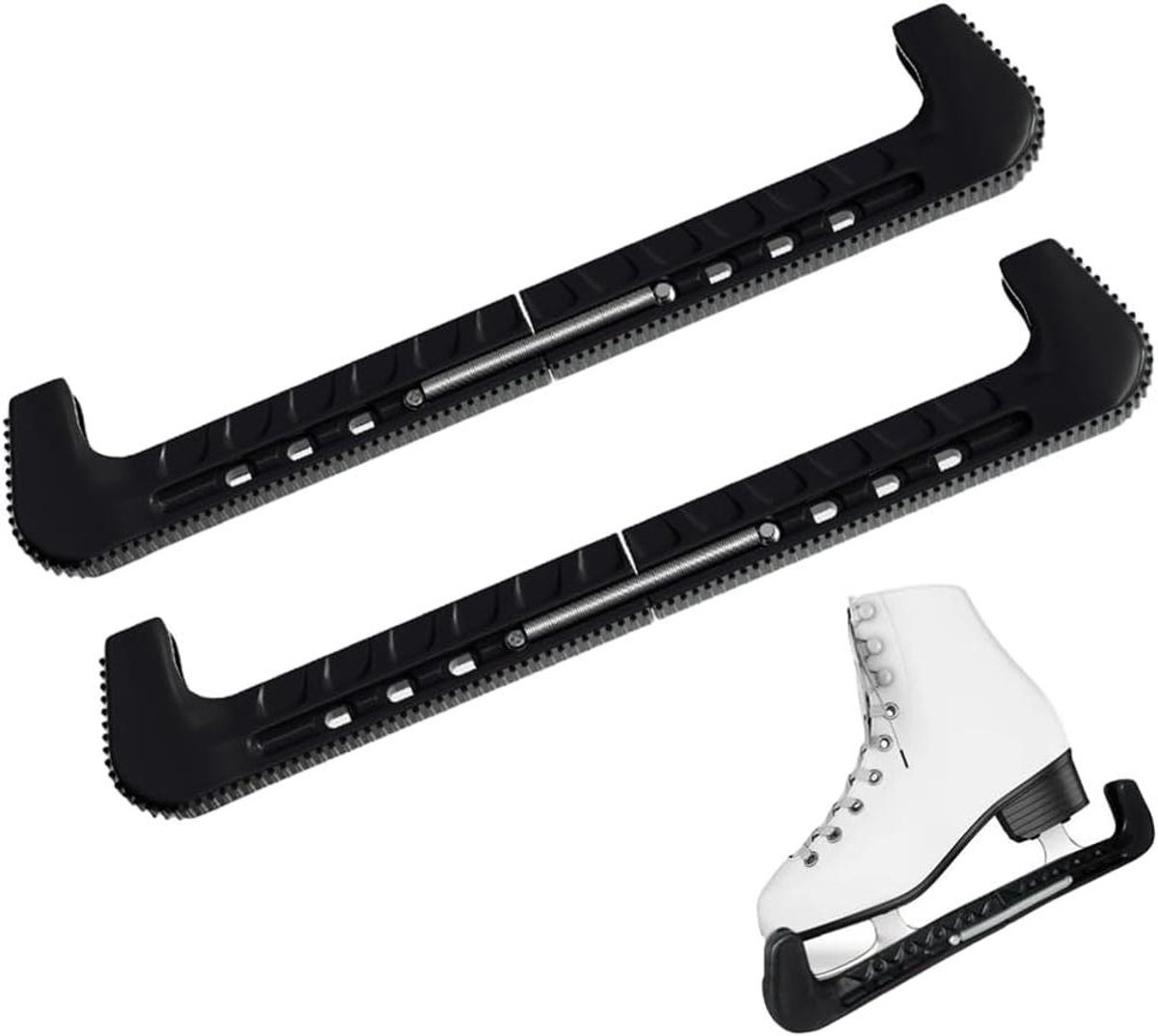 Schaatsbeschermers Set - Schoenhoezen - Schaatsen Beschermen - Verstelbaar Ontwerp - Universeel - Zwart