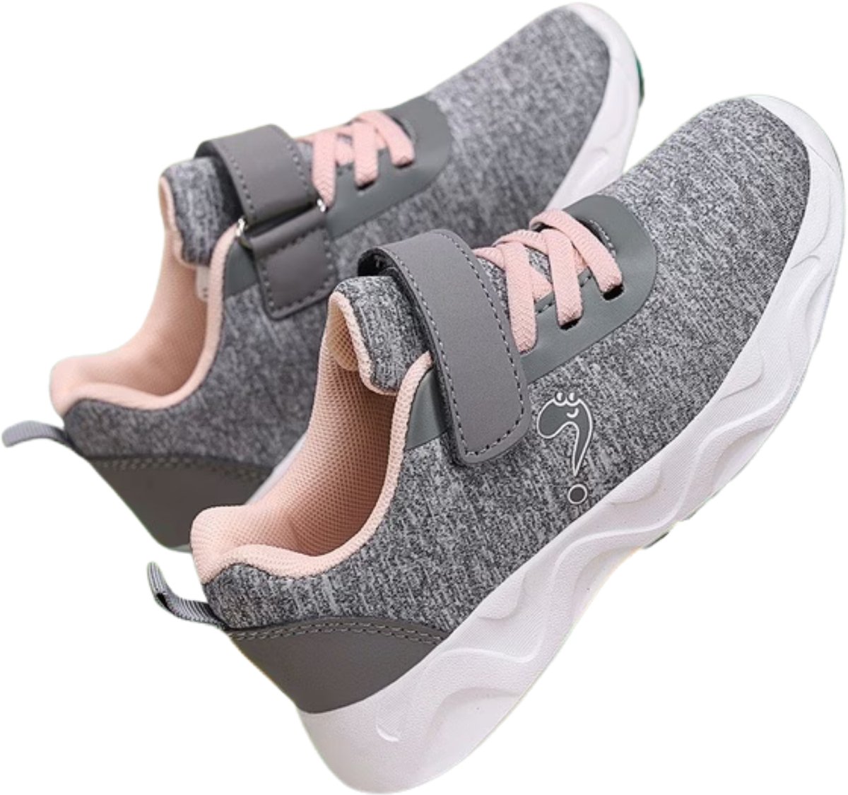 Currero Schoenen Meisjes Sneakers Comfortabel Wandelschoenen Casual Kinder Schoenen 38.5 Grijs