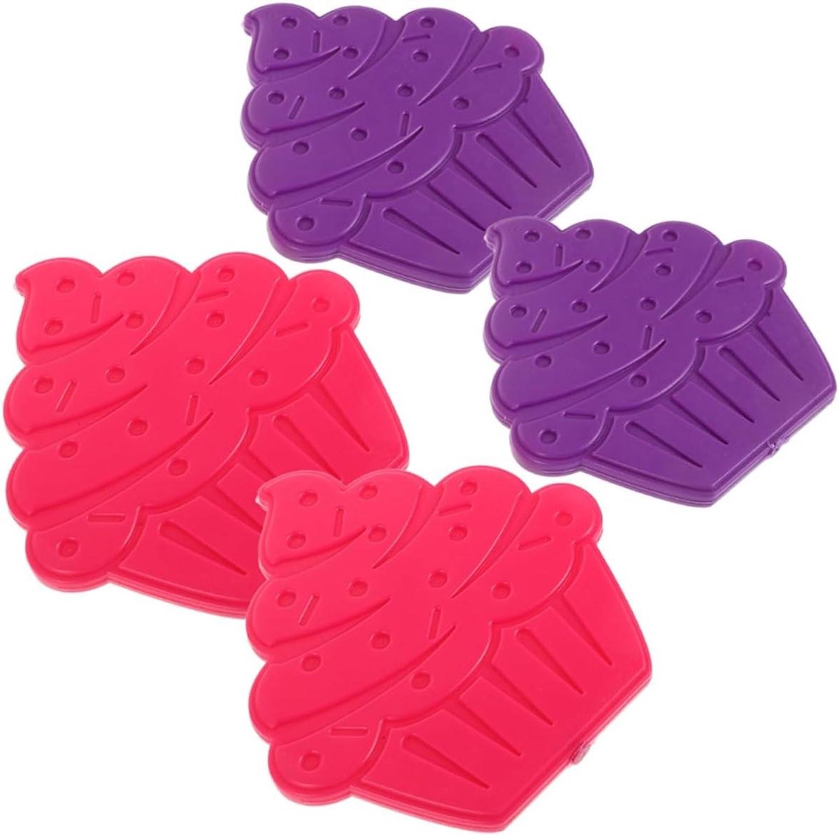 Koeling Elementen - Vriesblokken Set - Lunch Koel Houden - Herbruikbaar En Vaatwasserbestendig - 12x12x1 CM - Diverse Kleuren
