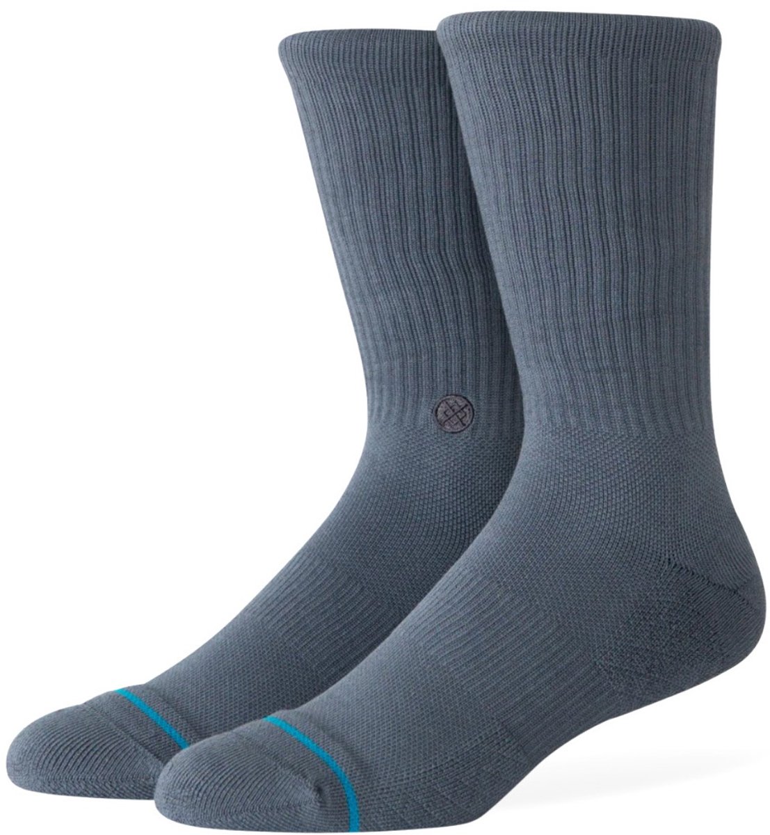 Stance unisex casual sokken signature crew grijs