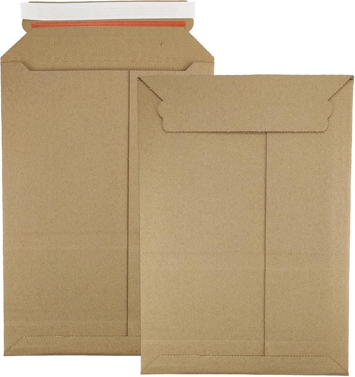 10 bruin golfkartonnen enveloppen A5+ 200x280mm 354g drukgevoelig voor boeken documenten brochures foto kalender