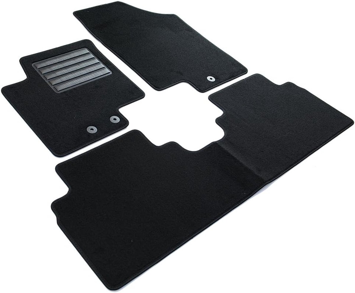 Vloermatten van velours voor Hyundai ix20 2010 >2019 / Kia Venga 05.2010 > 2019