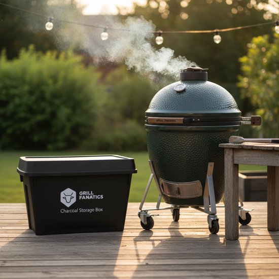 Grill Fanatics Houtskool Opbergbox 60 x 40 x 42 cm - Vochtbestendig van Grill Fanatics — afbeelding 5