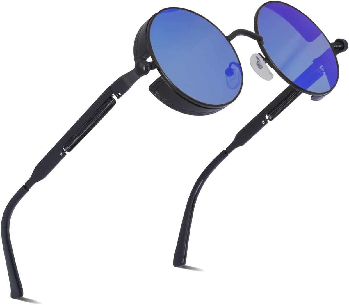 Zonnebril Unisex Klassieke Retro Ronde Cirkel Gepolariseerde Zonnebril Sportzonnebril UV400 Bescherming Zonnebrillen voor Dames en Heren