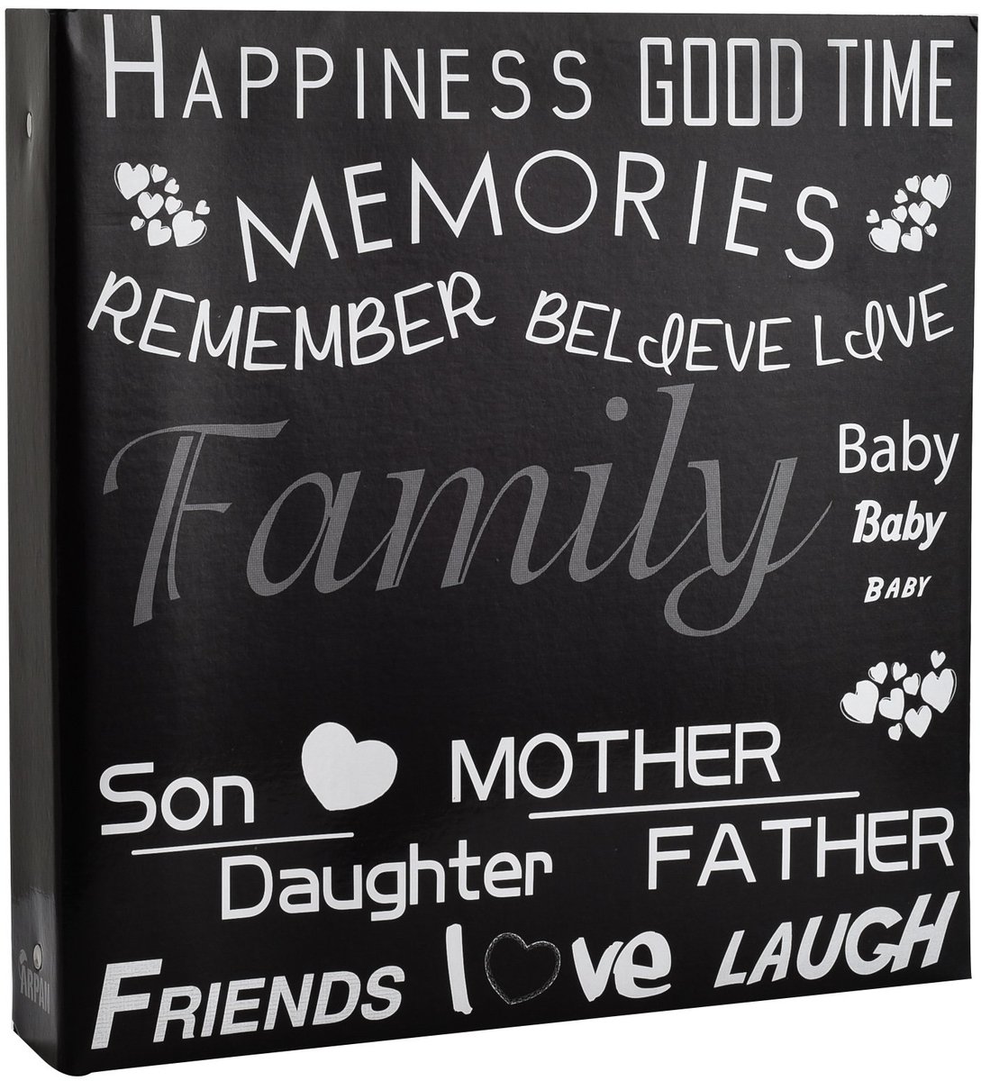 SnelShoppen - Groot Fotoalbum 10 x 15cm voor 500 Foto's - Zwart, Perfect voor Herinneringen, Feesten, Reizen en Familie