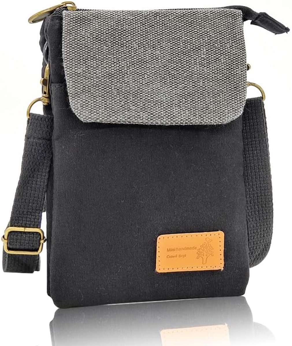 dogmoon Lichte crossbody schoudertas, mobiele telefoon om te hangen, mobiele telefoon schoudertas dames, mobiele - ShopVlot