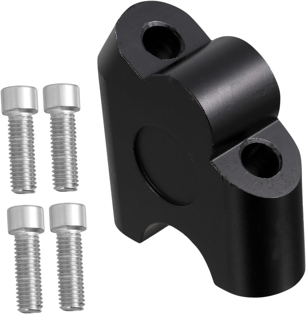 Motorfiets Handvat Klem - Stuur Verhoger - Comfortabel Rijden - Verstelbare Positie - 5.8X5.3CM - Zwart