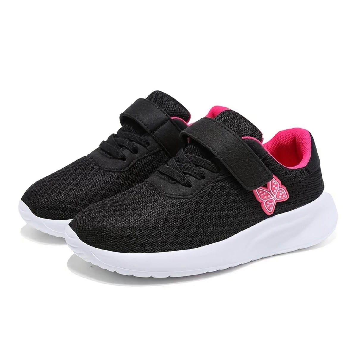 Currero Schoenen Meisjes Sneakers Comfortabel Wandelschoenen Casual Kinder Schoenen Rozerood Op 34 Wit