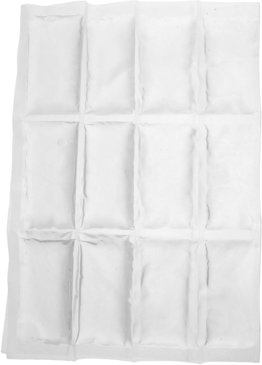 Herbruikbare Koelelementen - Flexibele Ijszak - Lunch Vers Houden - Lekvrije Afsluiting - 37.50X26.50CM - Transparant