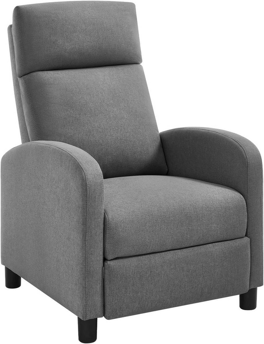 SureDeal® - Relax - Fauteuil - Leesfauteuil - Lounge fauteuil - Relaxfunctie - Linnen - 65,5x89x102 cm - Blauw