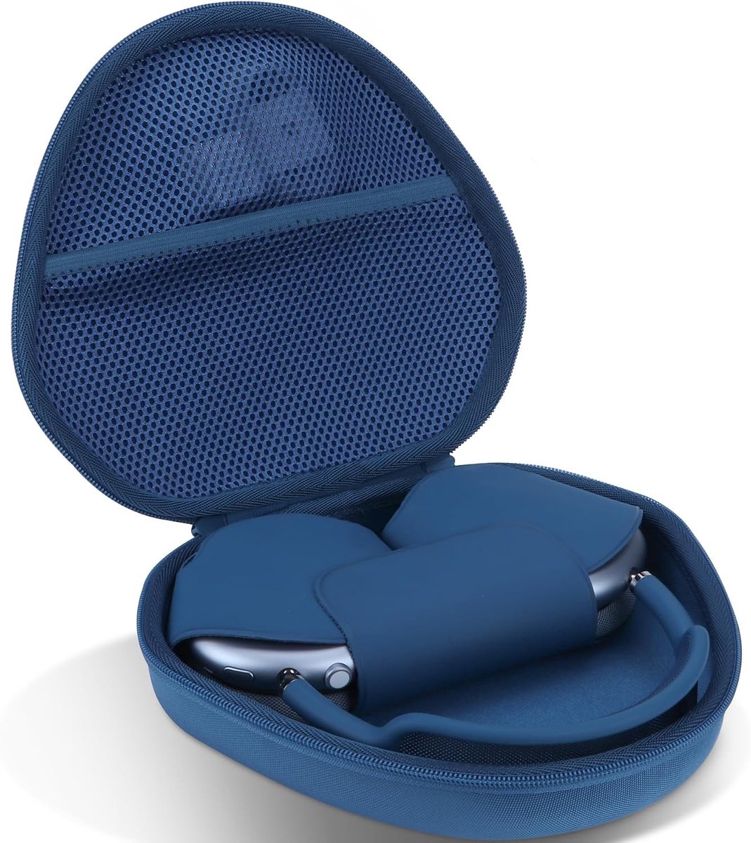 Duurzame Hard Case voor Draadloze Over-Ear Hoofdtelefoons - Bescherming en Stijl voor Apple AirPods Max (Blauw)