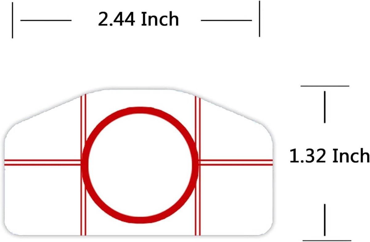 Golf Impact Tape Labels voor Swing Training - 240 Stuks Stickers voor Driver, IJzers en Hout