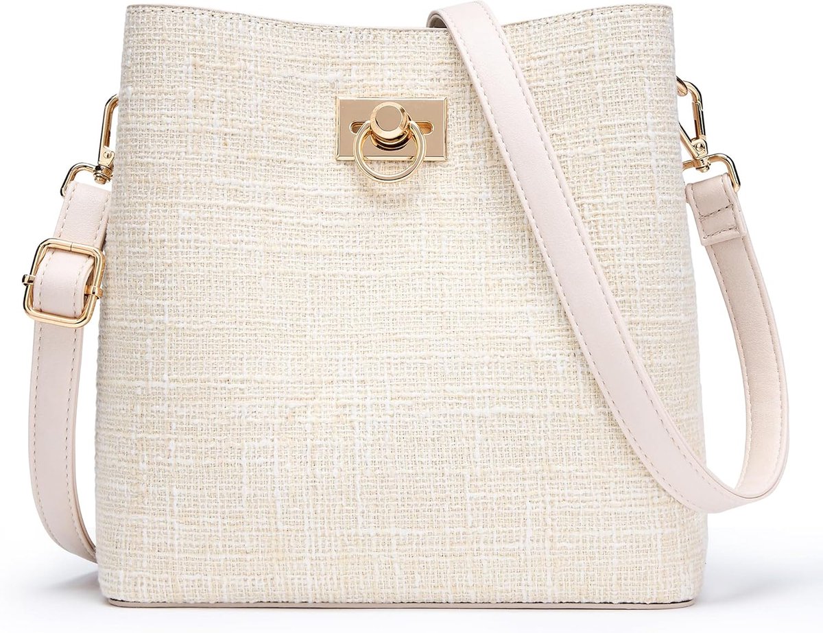 KALIDI FANCY FOREST All Seasons Cross Body Bag Ladies - Leather Handbag Bucket Bag with Adjustable Strap Versatile - ShopVlot