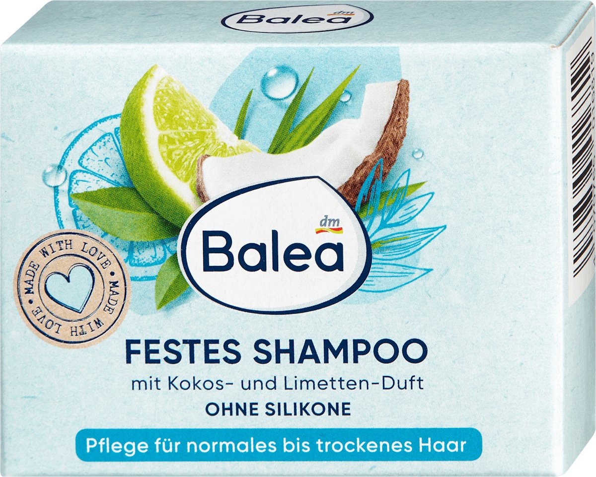 Balea Vaste Shampoo Kokos & Limoen – 60 g