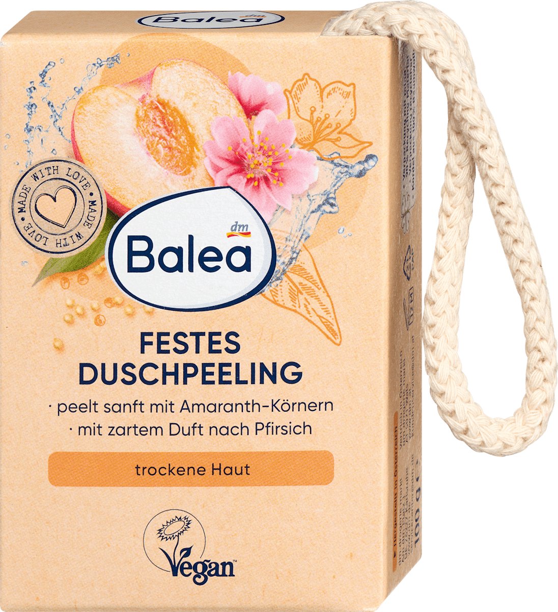 Balea Vaste Lichaamsscrub Perzik – 100 g