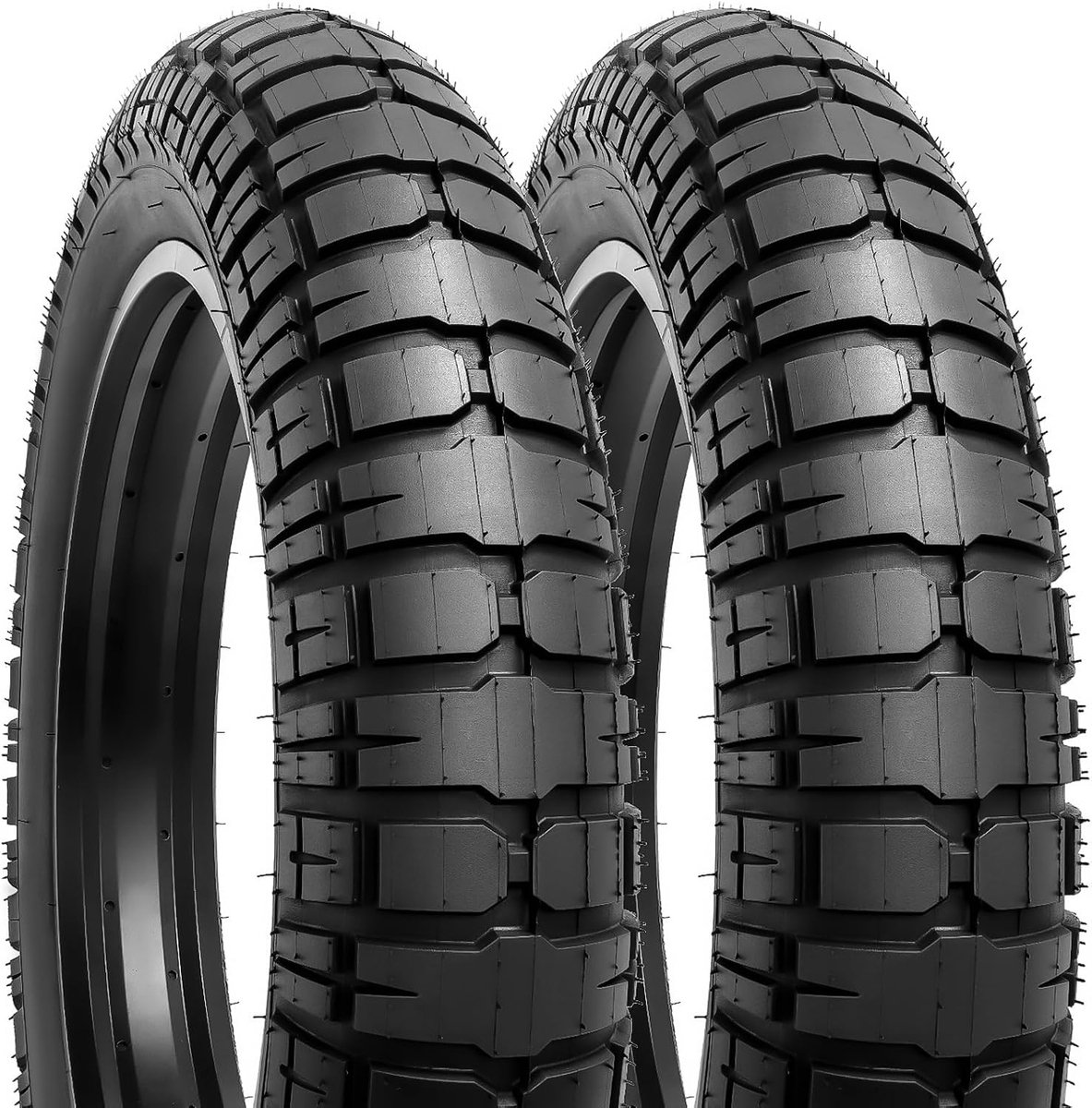 Fatbike Banden 20 x 4.0 Inch - Set van 2 Buitenbanden - All-Terrain Profiel - Opvouwbaar - ETRTO 98-406