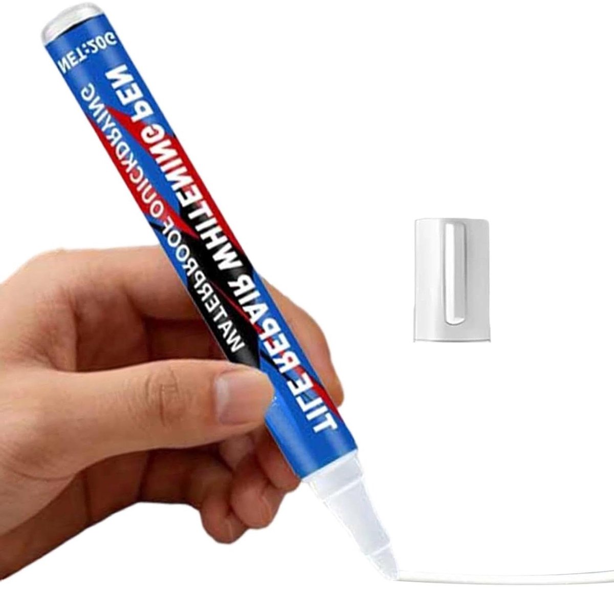 Voegenpen - Tegelmarker - Voegen Opfrissen - Waterdicht Vulmiddel - 20 g - Wit