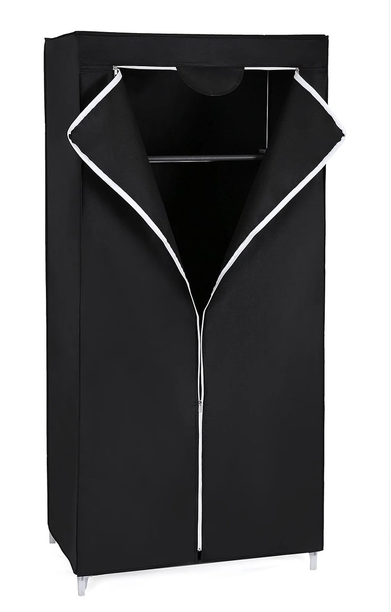 uJOY Opvouwbare kast - Ruime opbergcapaciteit - Twee opbergplanken - Beschermende hoes - Ritssluiting en klittenbandsluiting