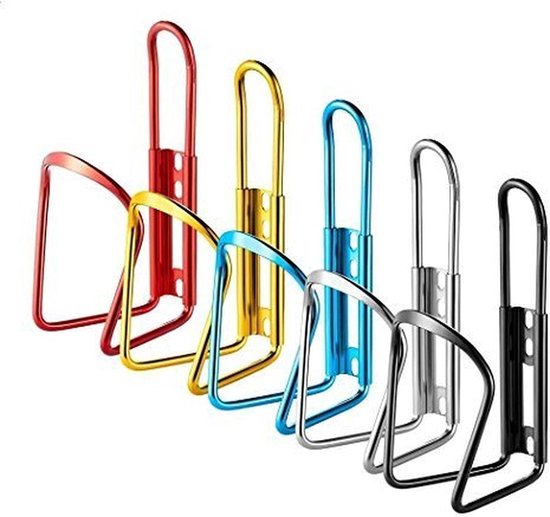 Bidonhouder voor de fiets - Bidonhouder voor mountainbike - Bidonhouder - Bidonhouder van aluminiumlegering - 14,5 x 7,5 cm - Lichtgewicht - Eenvoudig te installeren - Montageschroeven niet inbegrepen - Geschikt voor de meeste fietsen - Goud — afbeelding 3