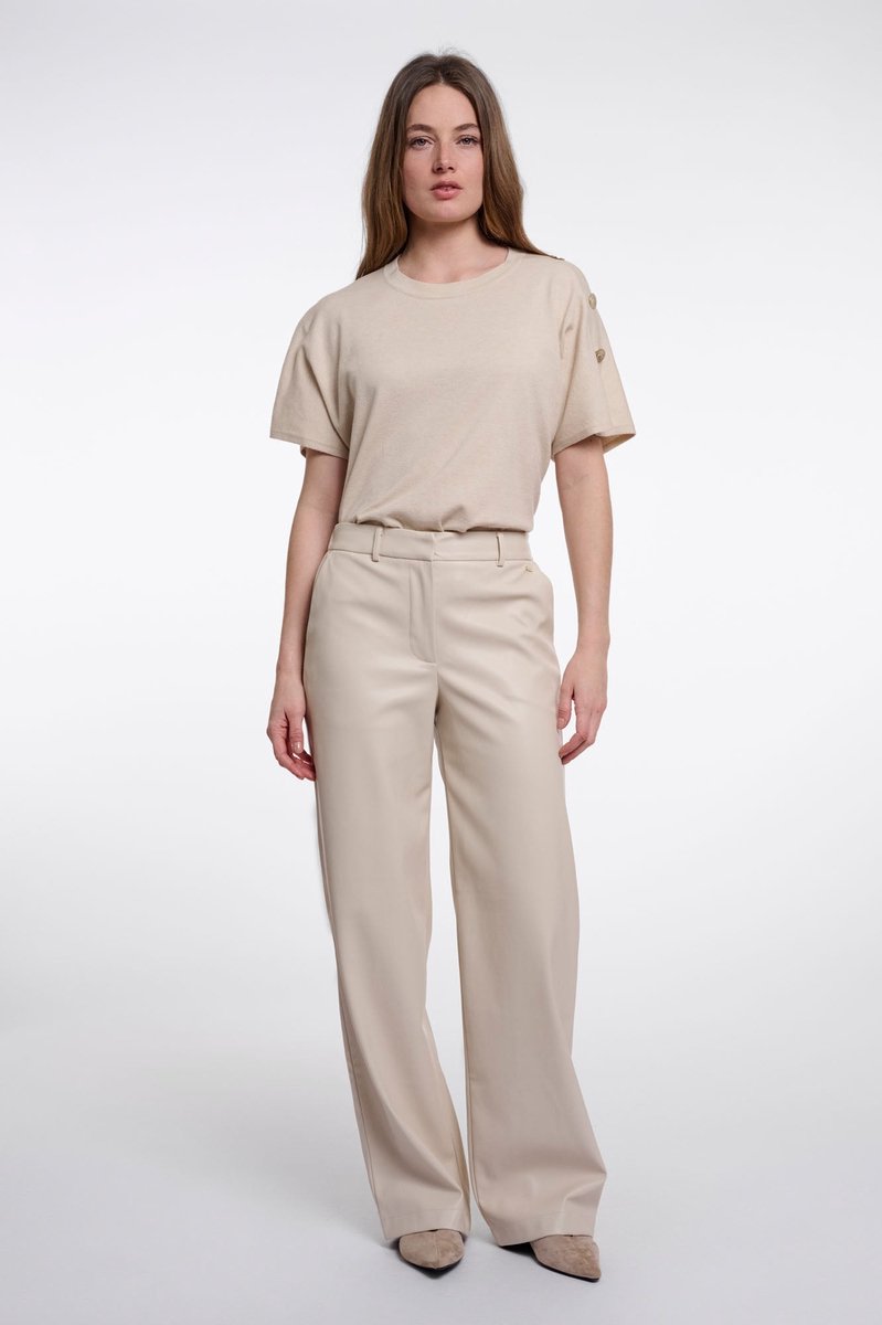Rino & Pelle Broeken - Georgina straight leg trousers - Effen