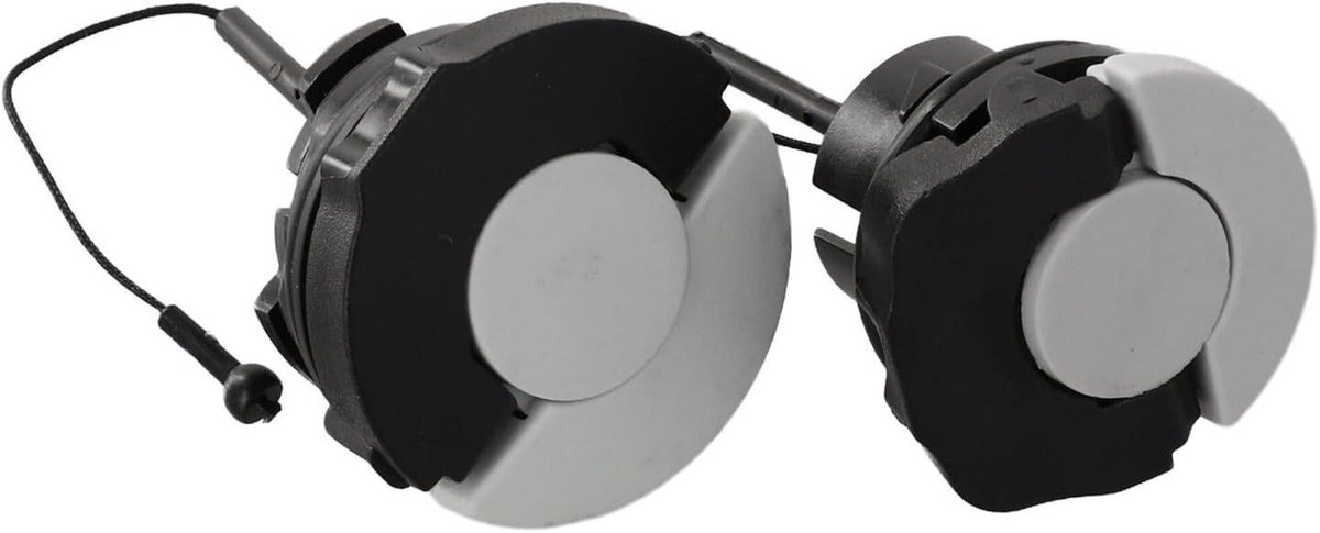 Brandstofdop Kettingzaag - Oliedop Tankdop - Tuinonderhoud - Nauwkeurige Pasvorm - 3.5-4cm Diameter - Zwart Wit