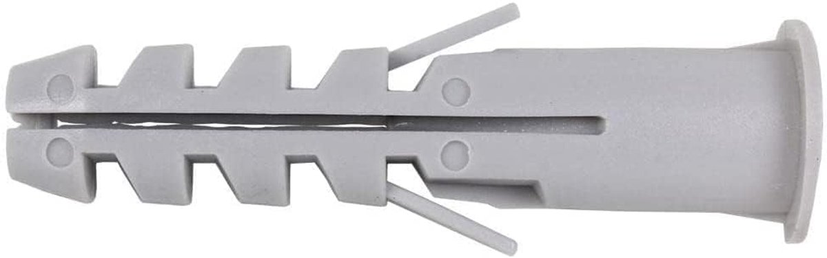 Nylon pluggen voor het bevestigen van lampen, foto's, Ø 10 mm, lengte 40 mm, geschikt voor gipsplaten, baksteen, beton, 30 stuks