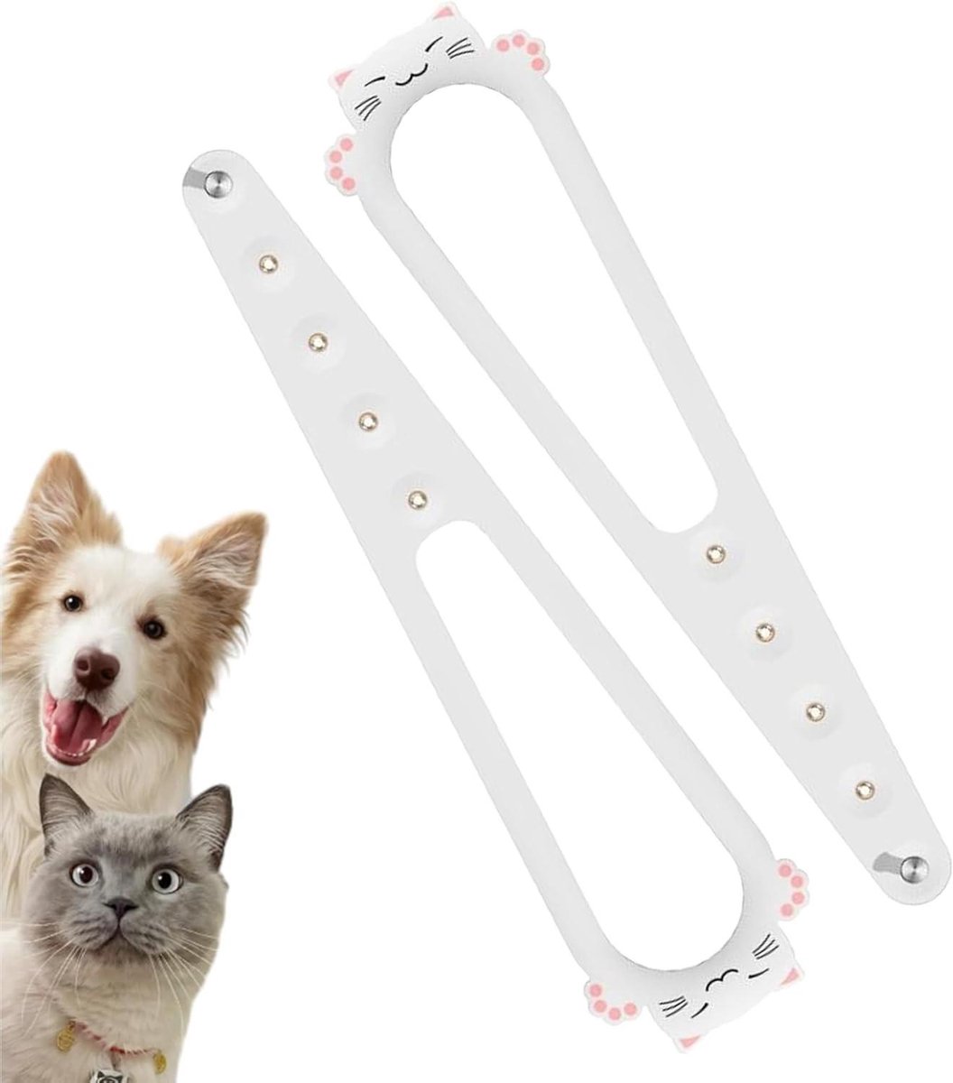 Katten Deur Clamp - Deurstopper Huisdier - Veiligheid Binnenshuis - Verstelbaar Ontwerp - 31.5 cm - Wit