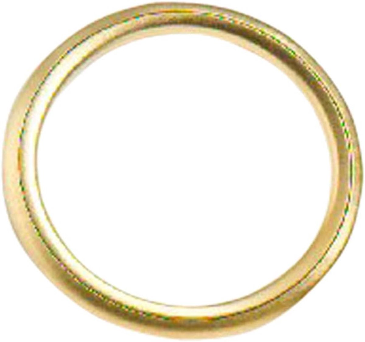 Hardware BH03263 metalen gordijnring (verpakking à 24), wit, stuks
